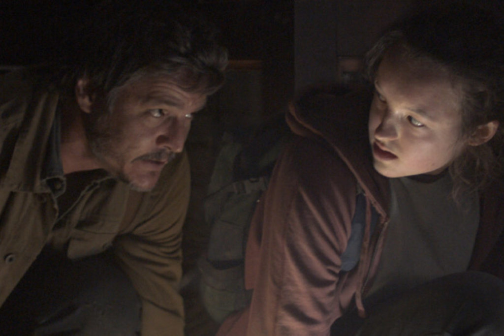 Pedro Pascal e Belle Ramsey em The Last Of Us 